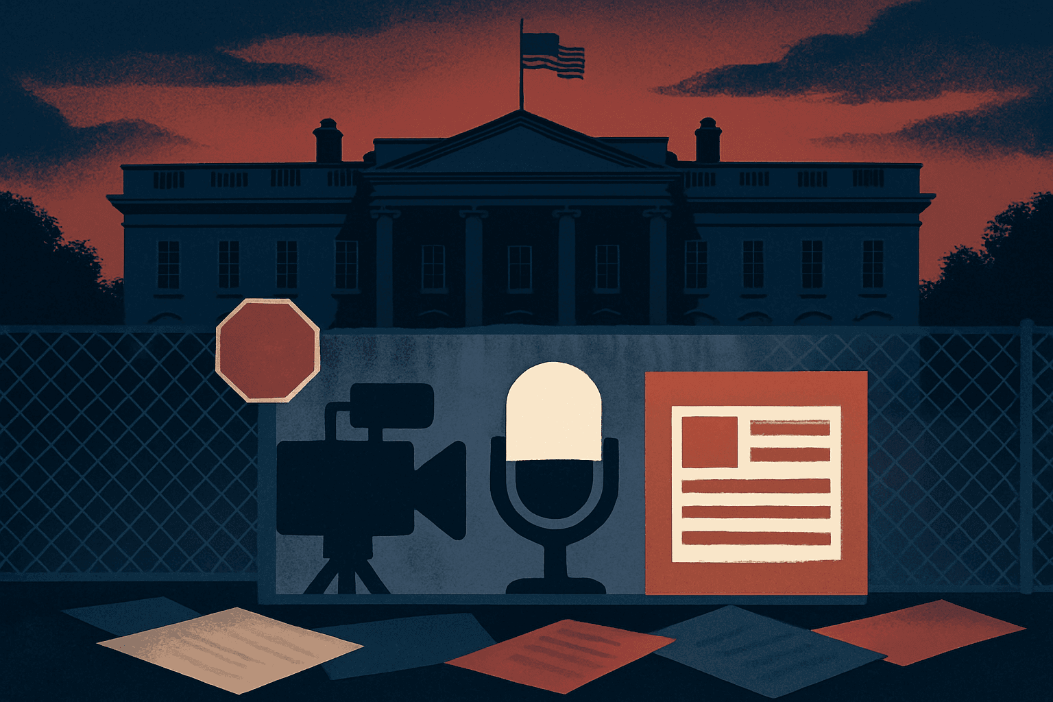 Trump Says CNN, MS NOW and Politico Are Banned From the White House. The Details Are Still Unclear.
