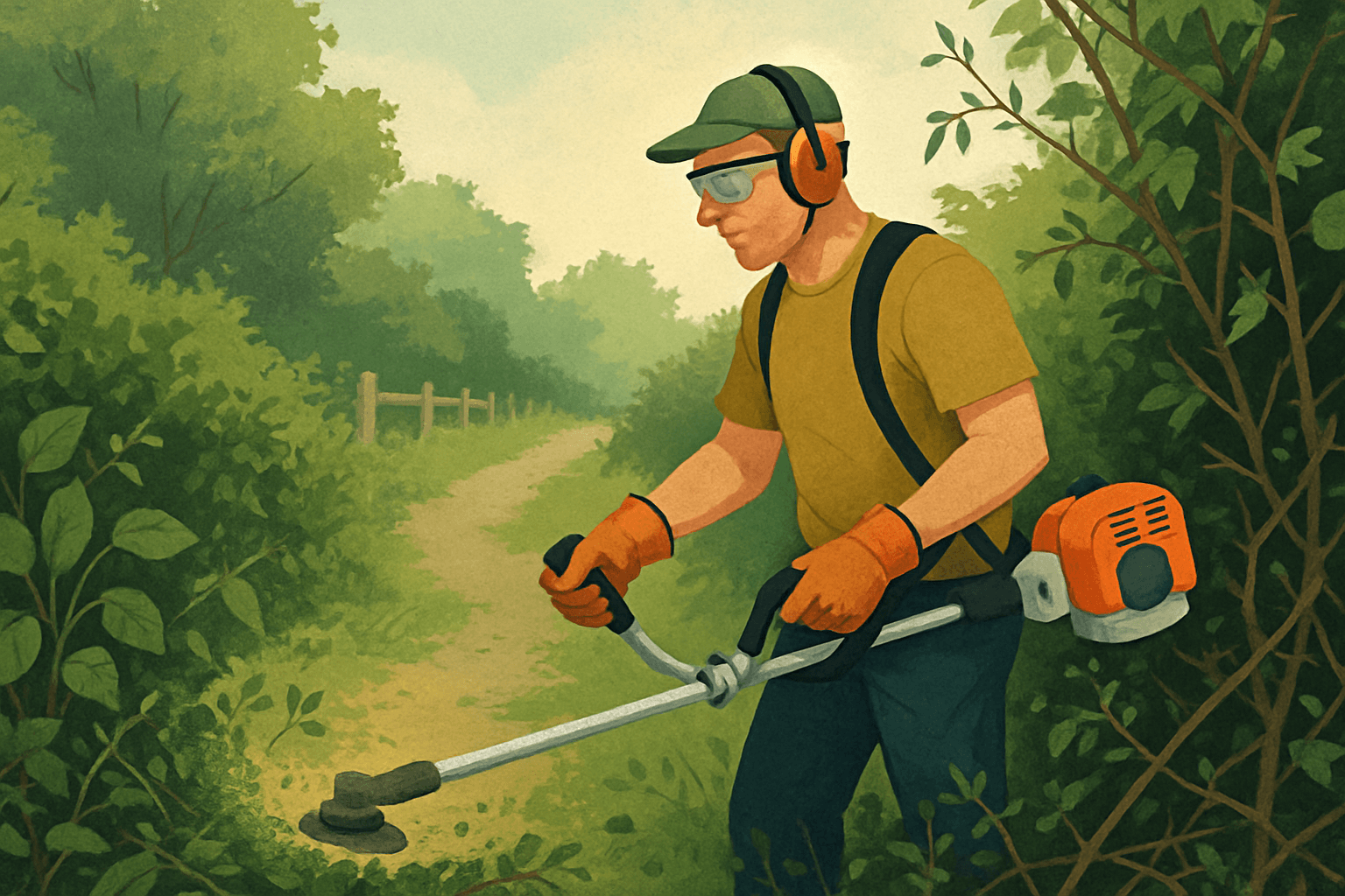 AI-generated illustration accompanying the story: Free clear-up has big engagement on social media
