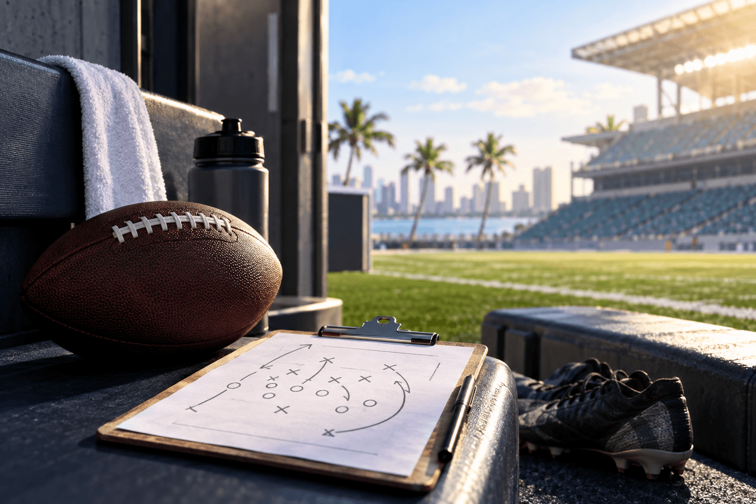 AI-generated illustration accompanying the story: Is Breece Hall playing today? Injury update and Week 7 fantasy advice