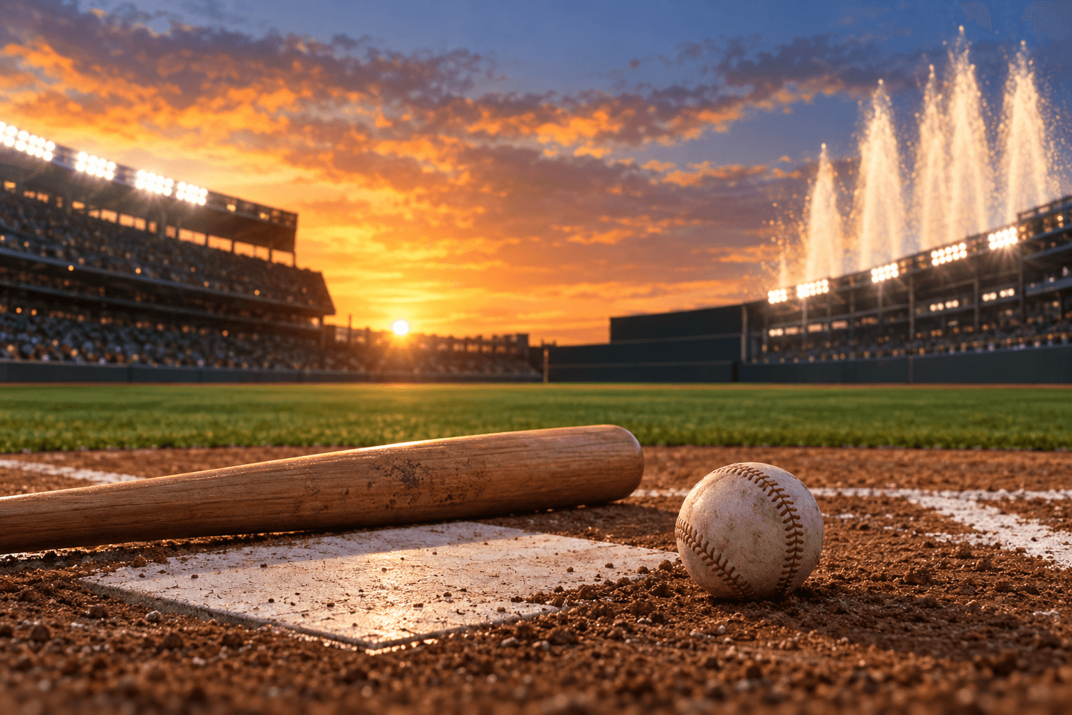 AI-generated illustration accompanying the story: Brewers take 3-0 World Series lead after record eight-run fifth